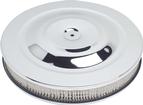 Chrome Air Cleaner; 14" x 3" Filter Element