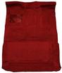1987-96 Ford F-Series Extra Cab w/ High Tunnel - Molded Cutpile Carpet Kit - Oxblood