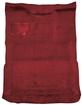 1987-96 Ford F-Series Extra Cab Electric - 4WD Automatic w/ Low Tunnel - Cutpile Carpet Kit - Oxblood